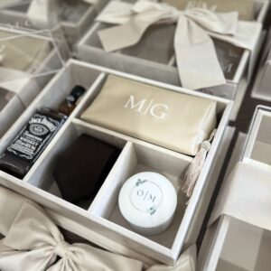 Caixa Tampa Alta Personalizada para Padrinhos/Noivos - CX TA 005