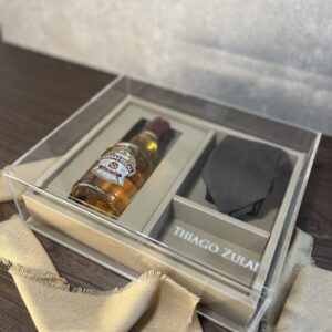 Caixa Tampa Alta Personalizada para Padrinhos/Noivos - CX TA 012