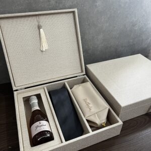 Caixa Personalizada Artesanal para Padrinhos - CX TD 009