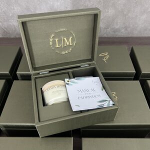 Caixa Personalizada Artesanal para Padrinhos - CX TD 020