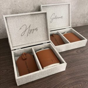 Caixa Personalizada Artesanal para Padrinhos - CX TD 029