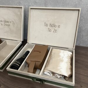 Caixa Personalizada Artesanal para Tios/Padrinhos - CX TD 050
