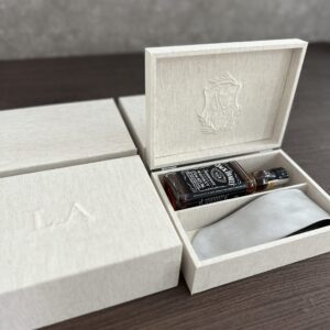 Caixa Personalizada Artesanal para Padrinhos/Noivos - CX TD 051