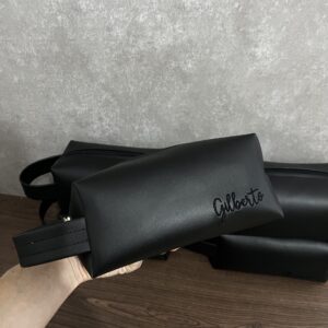 Necessaire Box Personalizada com Iniciais Bordadas TAMANHO G - NCBOX G 02