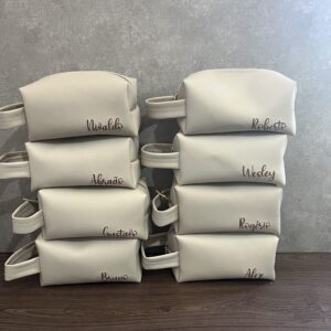 Necessaire Box Personalizada com Iniciais Bordadas TAMANHO G - NCBOX G 15