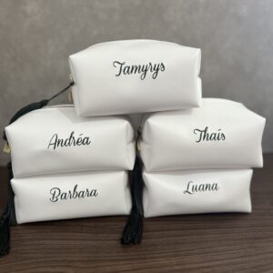 Necessaire Box Personalizada com Iniciais Bordadas TAMANHO M - NCBOX M 03