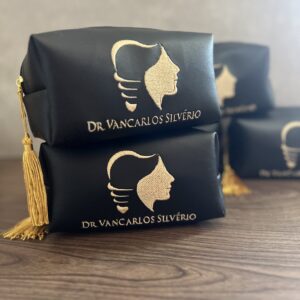 Necessaire Box Personalizada com Iniciais Bordadas TAMANHO M - NCBOX M 06