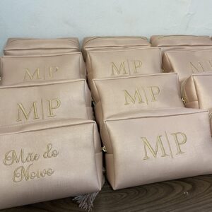 Necessaire Box Personalizada com Iniciais Bordadas TAMANHO MAY G – NCBOX MAY 22